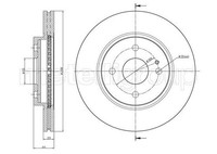 2X Metelli 23-0685C Bremsscheibe FüR Ford Volvo