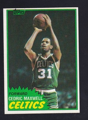 1981-82 Cedric Maxwell Boston Celtics Basketball Card #5 NM