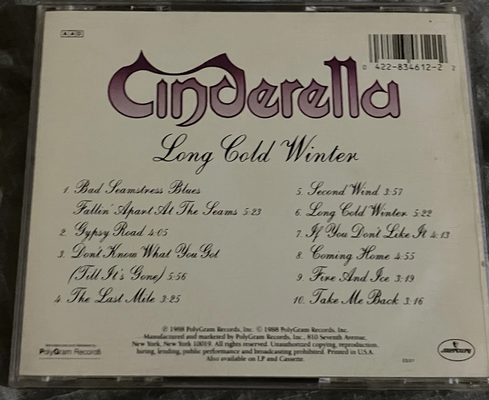 CINDERELLA, EUROPE, QUIET RIOT, POISON - 6x 80’s Rock CD Lot - FREE US SHIPPING Foto 4 de 4