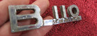 B 110 FENDER EMBLEM BADGE INTERNATIONAL HARVESTER TRUCK 219291 PICKUP  1960S OEM — photo 5