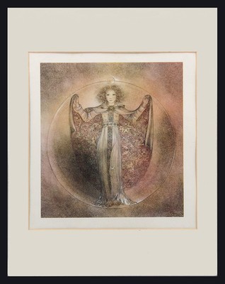 Sulamith Wulfing Rare Vintage Framed Print Of Young Woman 'The Immortal Soul'