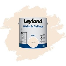 SALE Leyland Magnolia Matt Walls & Ceilings Interior Paint 2.5L