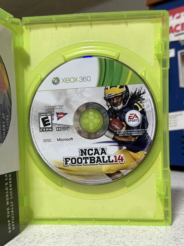 2013 NCAA Football Microsoft Xbox 360 Complete w/ Manual & Game CIB Tested Mint - Image 4 of 4