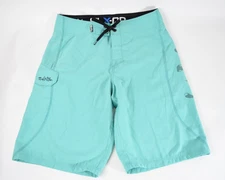 Salt Life Mens Board Shorts New 30 Aqua Blue Swim Trunks Beach