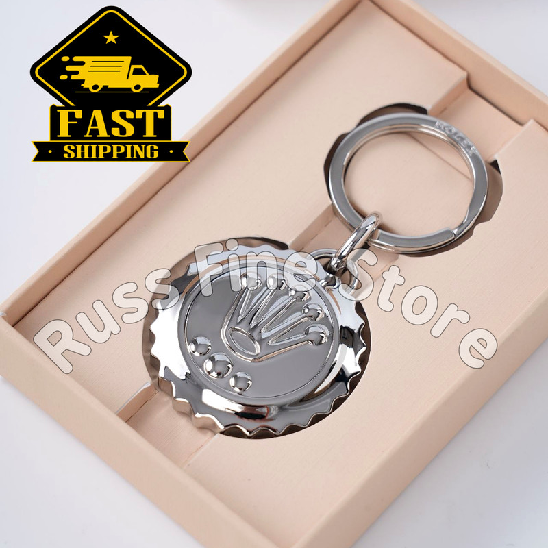 Bid Now ROLEX Emblem Keychain Collectible VIP Gift Rare Collector Piece