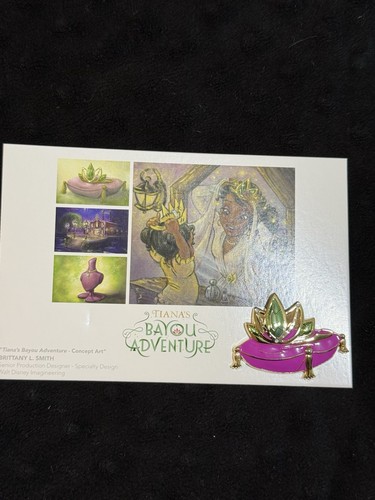 Tiana’s Bayou Adventure Concept Art Crown LR Disney Pin - 第 3/4 張圖片