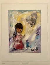 1972 Signed By De Degrazia - LA CAMPANA DE ESPERANZA -  #62/200