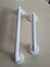 Para białych szyn chwytających od Ableworld 30cm i 4cm długości