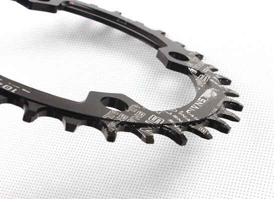 MTB Road Bike Crankset crank arm 170mm BB Narrow Wide Single Chainring 32T Round