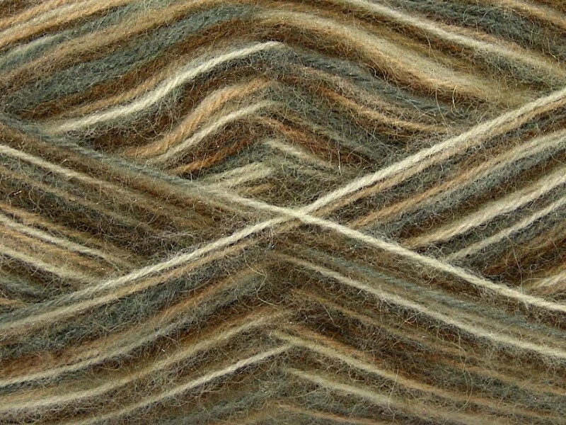 4 мотка лот Angora Supreme цвет пряжи тонкий зеленый верблюд белый - Изображение 2 из 4