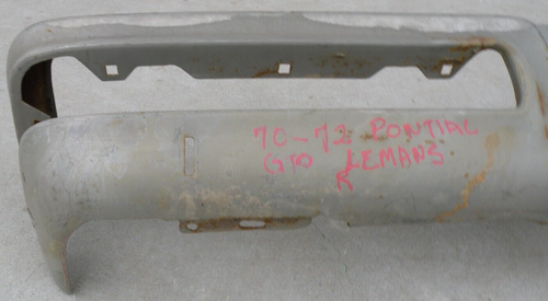 XS PONTIAC REAR BACK BUMPER GTO LEMANS CHROME PLATED 1970-1972 70-72 OEM - Picture 8 of 15