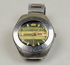Vintage Mint Orient AAA Y429-64740 Automatic 27J Men’s Watch Rare Dial Oval Case