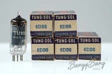 5 Vintage Tung-Sol 6DB6 Sharp-Cutoff Pentode Audio Vacuum Tube Valve - Bangybang