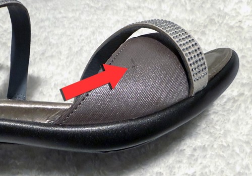 NAOT Women's Innovate Silver Threads / Beige & Clear Stones Strap Sandals - 7 US - Picture 16 of 20
