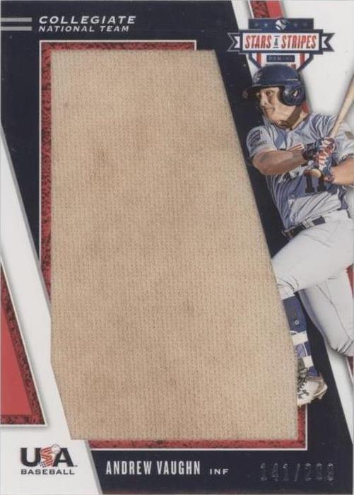 2019 Panini USA Baseball Stars & Stripes - Andrew Vaughn #J-AV - 1 of 1