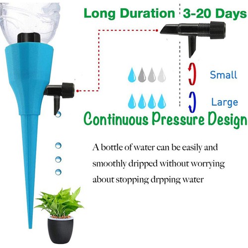 12x Automatische Bewässerung Wasserspender Pflanzen Blumen Garten Topfpflanzen - Bild 8 von 12