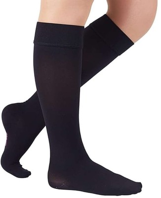 Medi Comfort Women's Calf High, Closed Toe 15-20mmHg (Ebony) Size: I
