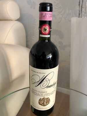 Fattoria di Felsina Berardenga 1988, Vintage Chianti Classico Sangiovese Rotwein