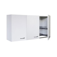 Mobile scolapiatti armadietto pensile 80 per cucina,2 sportelli H60 + pensile sx