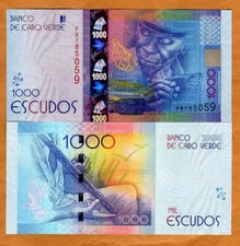 Cape Verde, 1000 (1,000) Escudos, 2024 (2025), P-New, UNC   Upgraded security