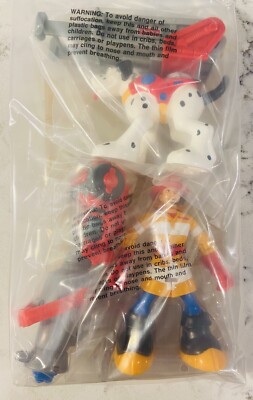 1998 FISHER-PRICE RESCUE HEROES WENDY WATER FIREFIGHTER & SMOKEY FIREDOG