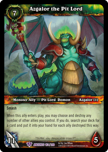 World of Warcraft WoW TCG War of the Ancients Set Rares/Epics CHOOSE YOUR CARDS! - Picture 8 of 73