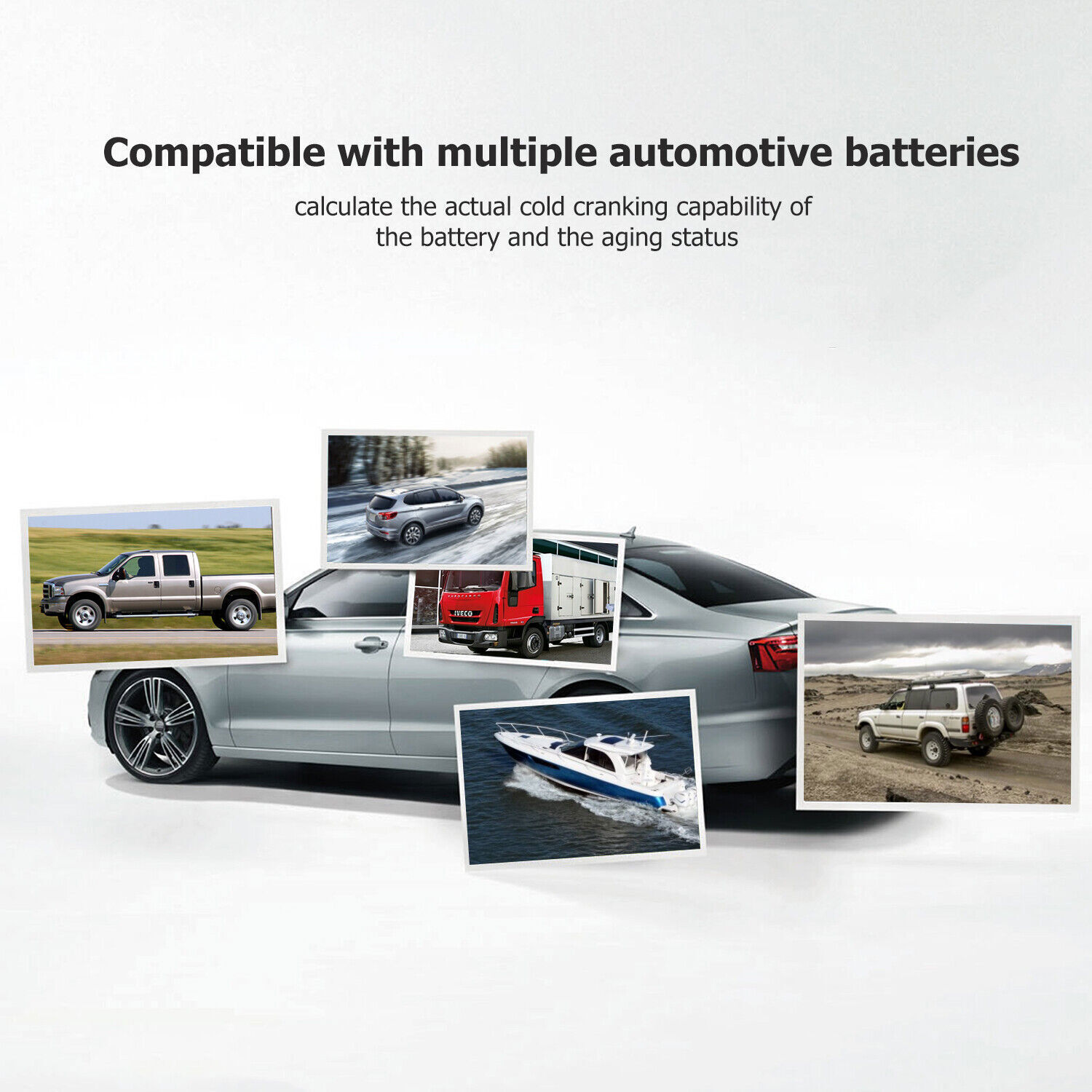 ANCEL 12V Van Light Truck Car Battery Tester Charging Analyzer Diagnostic Tool thumbnail 9