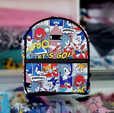 SONIC THE HEDGEHOG COMIC STYLE MINI BACKPACK (BRAND NEW) 