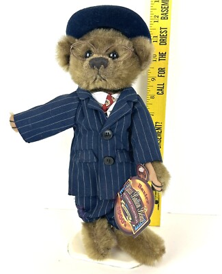 Brass Button Bears Baxter 1900s 20th Century Collectibles w/Stand