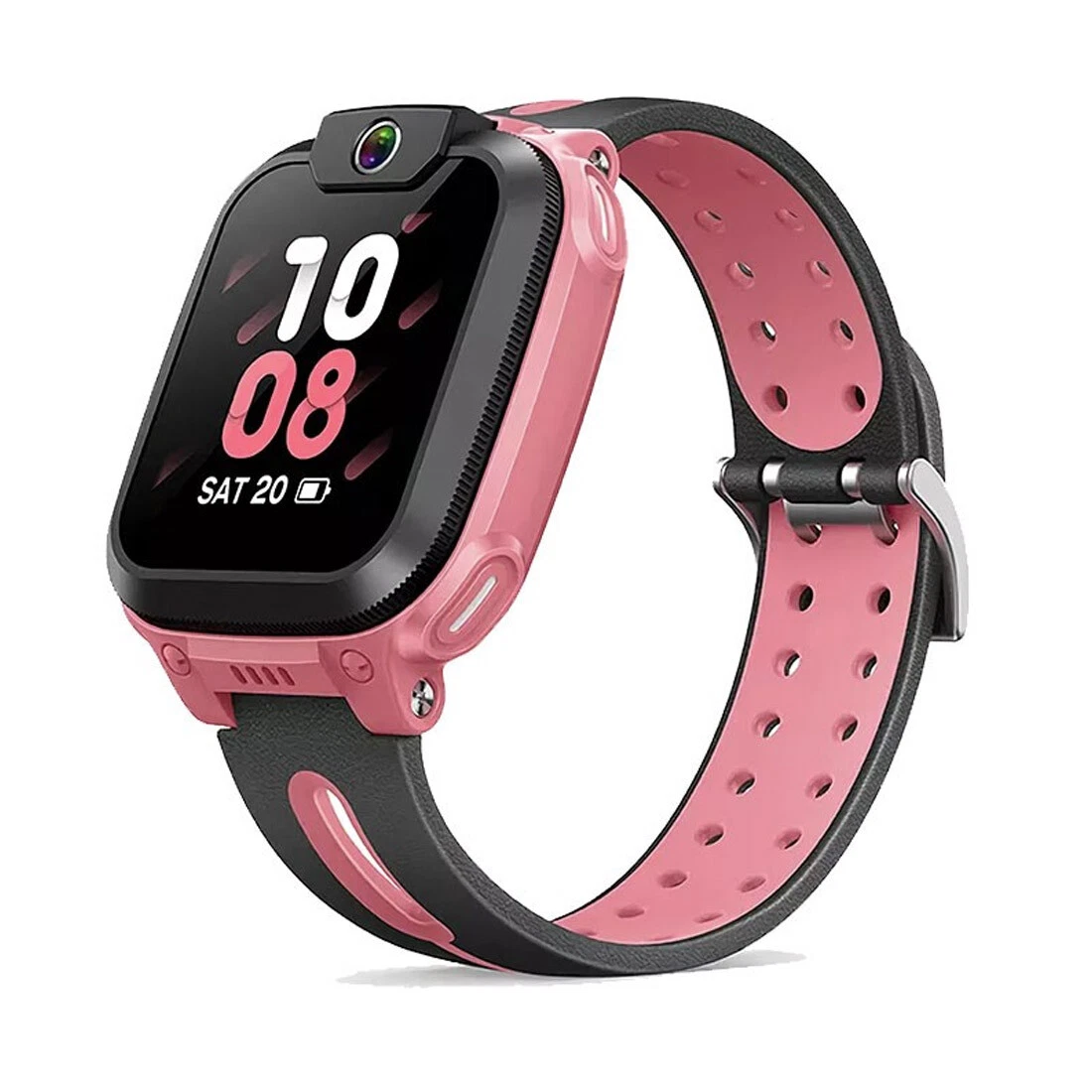imoo Kids Smart Watch Phone Z1 6 Month Sim Card Bundle Grapefruit Red