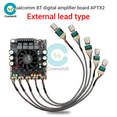 ZK-APTX2 Qualcomm Bluetooth Amplifier Board 2.1CH 2*200W+400W