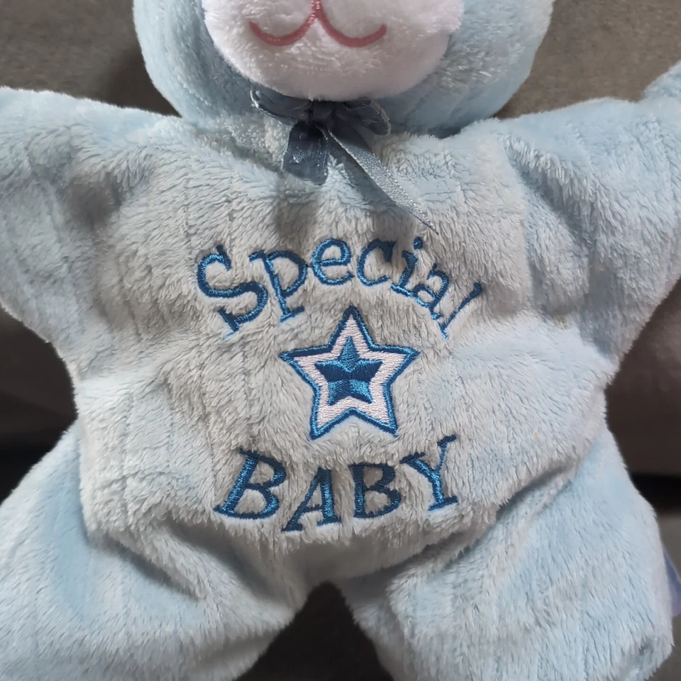 Oso de peluche estrella bebé especial preferido para niños peluche azul 9" juguete de peluche Foto 2 de 4