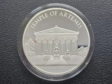 1 OZ SILVER 7 WONDERS OF THE WORLD TEMPLE OF ARTEMIS 4TH RELEASE SEVEN #4