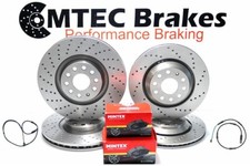 BMW F12 F13 640d 640i 650i DISCHI FRENO ANTERIORI POSTERIORI E PASTIGLIE SENSORI 348mm 345mm