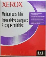 NEW Xerox 3R4415 Index Dividers Single Reverse Collated 9x1 5-Tab/Set QTY 250