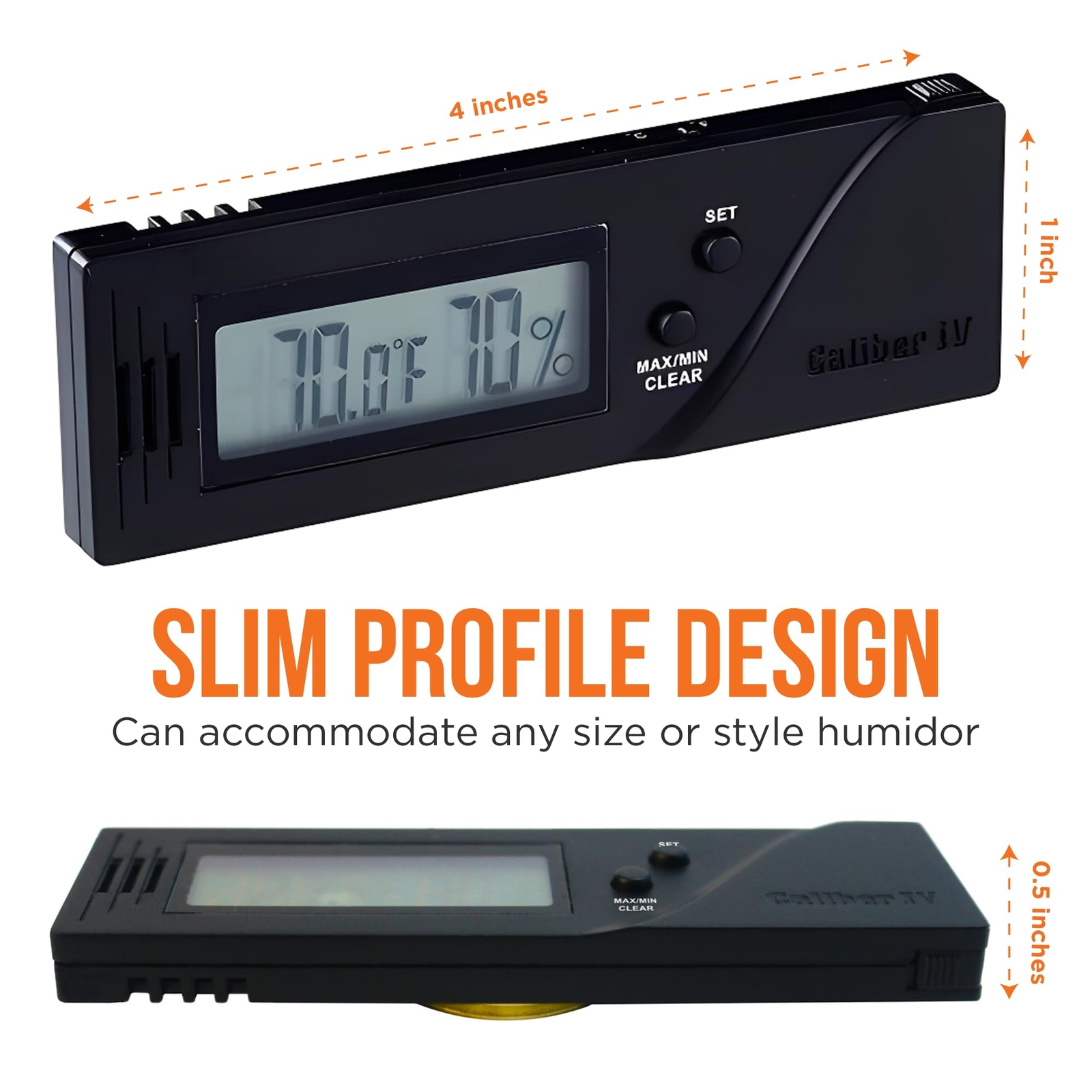 Western Humidor Cigar Oasis Caliber IV Digital Hygromter for sale