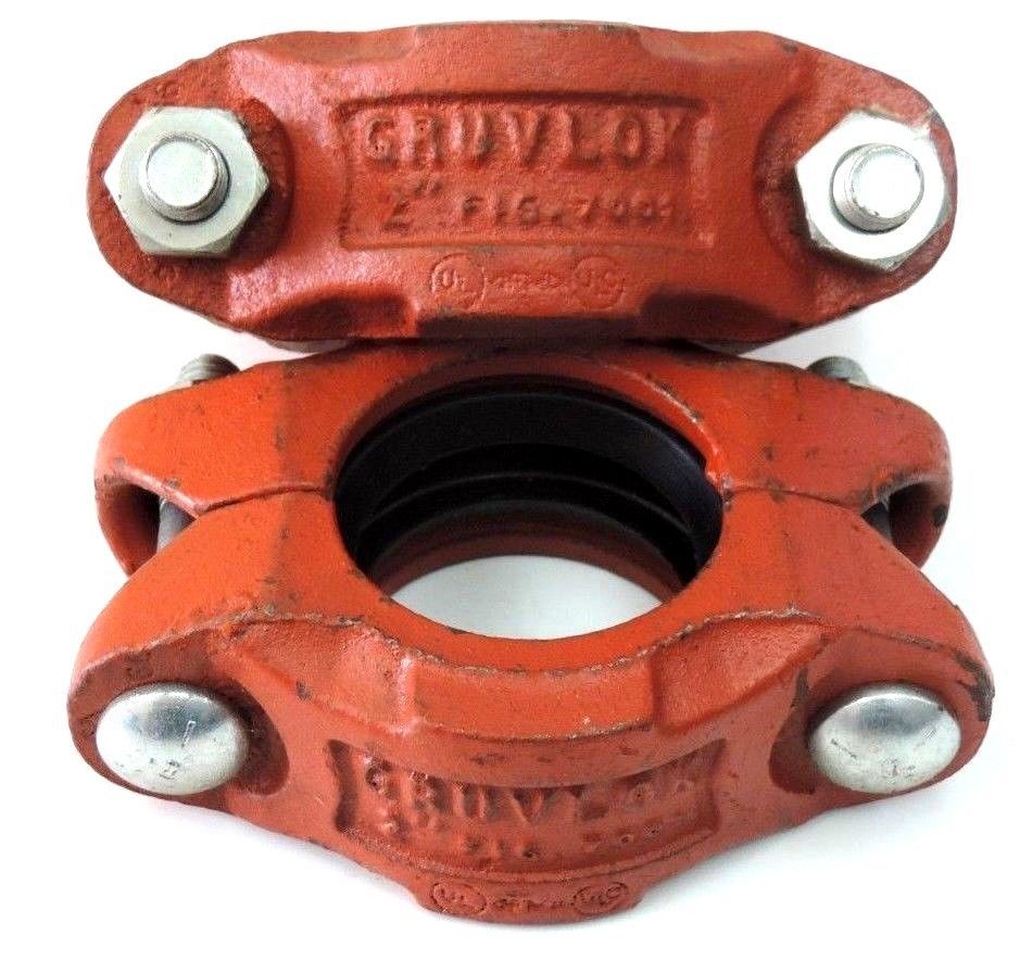 LOT OF 2 NEW GRUVLOK 2" PIPE COUPLINGS FIG. 7001 eBay