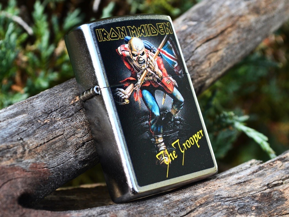 Iron Maiden The Trooper Zippo Lighter - Eddie - Bruce Dickinson