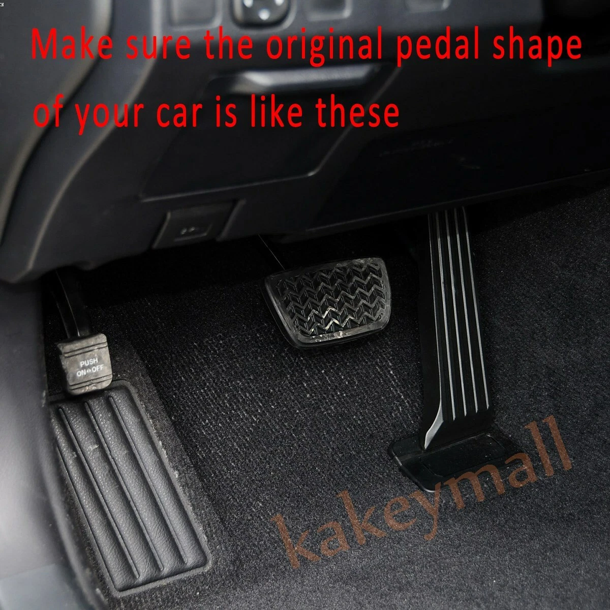 AT Brake Gas Footrest Pedal Parts Cover For Lexus RX200T RX350 RX450H 2015-2021