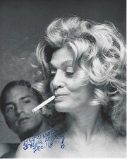 SYLVIA MILES SIGNED AUTHENTIC 'MIDNIGHT COWBOY' CASS 8X10 PHOTO B w/COA ACTRESS