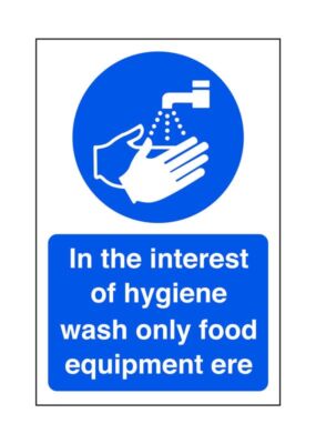 Im Interesse der Hygiene hier nur Lebensmittelausstattung waschen - Speisenzubereitung/Saf