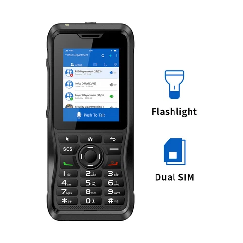 Inrico T310 4G Network Radio Zello Walkie Talkie Dual SIM Card SOS Smart Phone - Picture 2 of 13