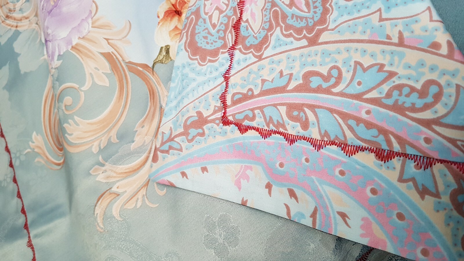 100 cotton jacquard sateen queen size bed duvet set + flat sheet NWOT