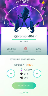 Shiny Necrozma Lv50, 3 skills - Pokemon Trade Go - 20k REGISTERED