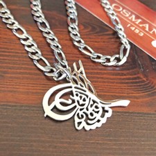 TUGRA Kette Edelstahl Ayyildiz Türkiye KAYI GÖKTÜRK Zülfikar OSMANLI 1453 k150