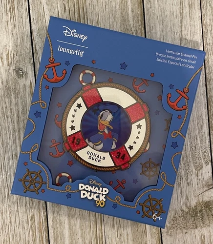YAY! Only 1,600 Made! NEW! Loungefly Donald Duck Limited Edition Enamel Pin!