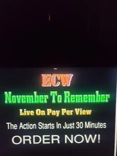 1997 ECW PPV November to Remember w Preshow Golden Dome Monaca PA DVD