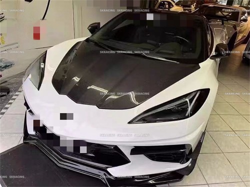 Real Carbon Fiber Hood Compatible With Chevrolet Corvette C8 Z06 20+ Front Hood - Picture 22 of 24
