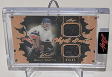 2021-22 Leaf Art of Hockey Objet d'Art Relics Bronze 45/45 Billy Smith #ODA-02