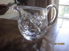Vintage Waterford Mini Creamer, Signed, 2 3/4" tall